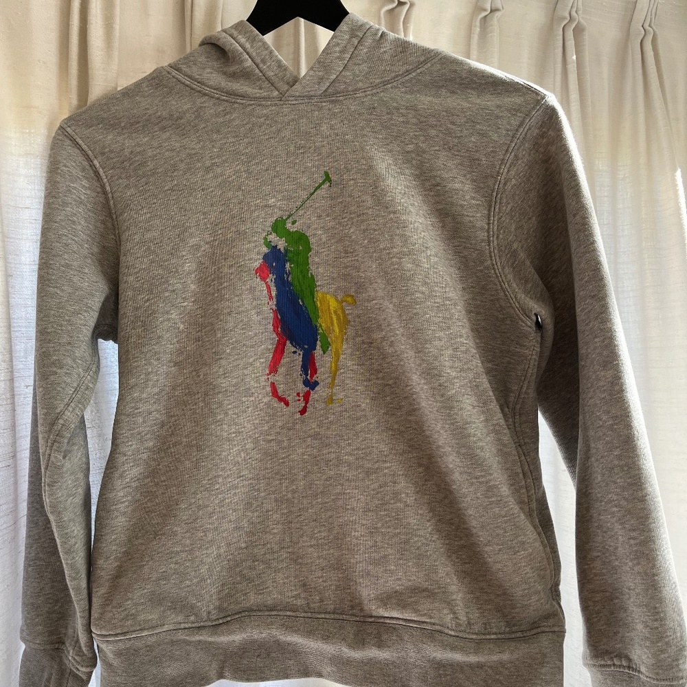 Big pony fleece hoodie